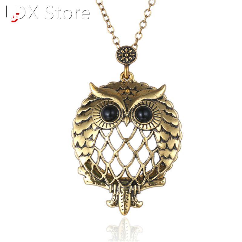 Vintage Chain Magnifying Glass Hot Necklace Pendant Grandma