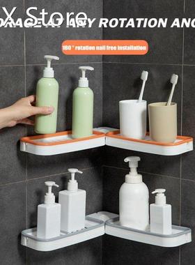 Foldable Bathroom Storage Rack Corner Storage Rack Multifunc