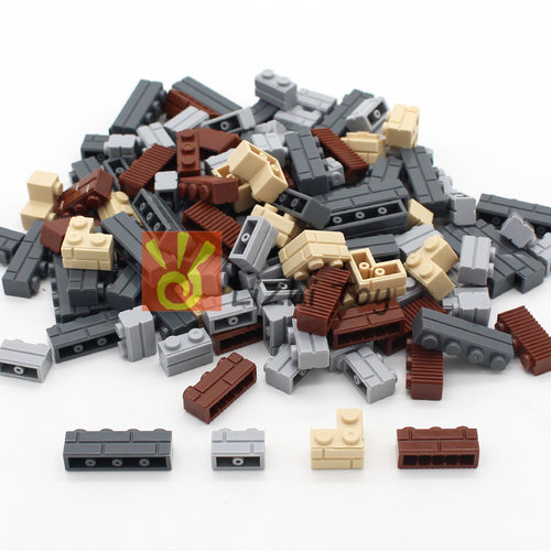 City Build MOC Enlighten Block Bricks Wall DIY Brick Buildin