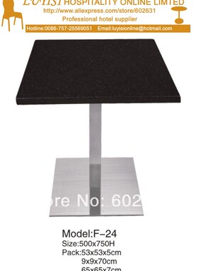 coffee table,stainless steel base and Marble top,kd packing