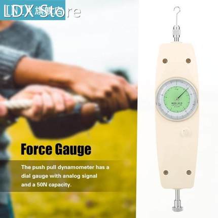 50N Analog Dynamometer Force Measuring Instrument Tester Pus