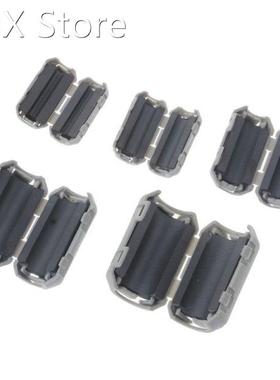 Clip-on Ferrite Choke Ring Cord RFI EMI Noise Suppressor Fil