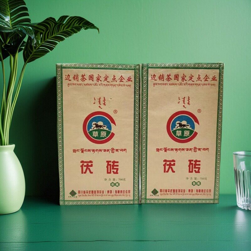 四川正宗老茯砖茯砖茶老牌子奶茶特色产区黑茶