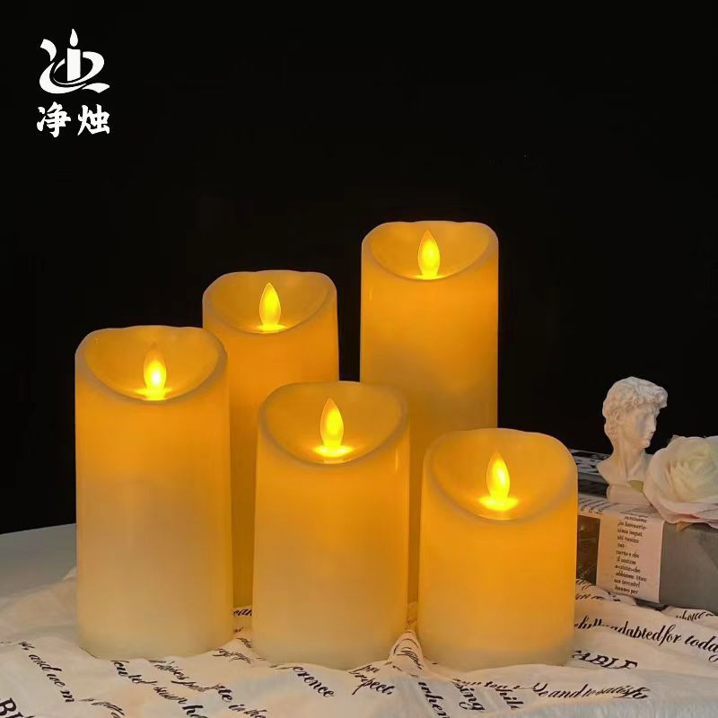 led电子蜡烛摇摆仿真蜡烛酒店KTV可遥控无烟蜡烛灯生日婚礼氛围灯