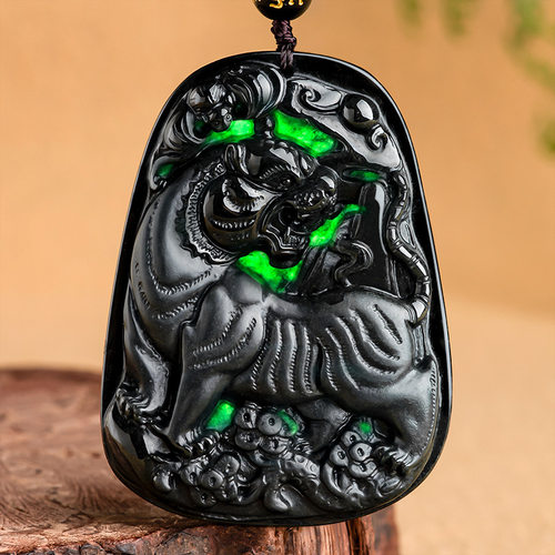 翠莹福天然翡翠冰种项链
