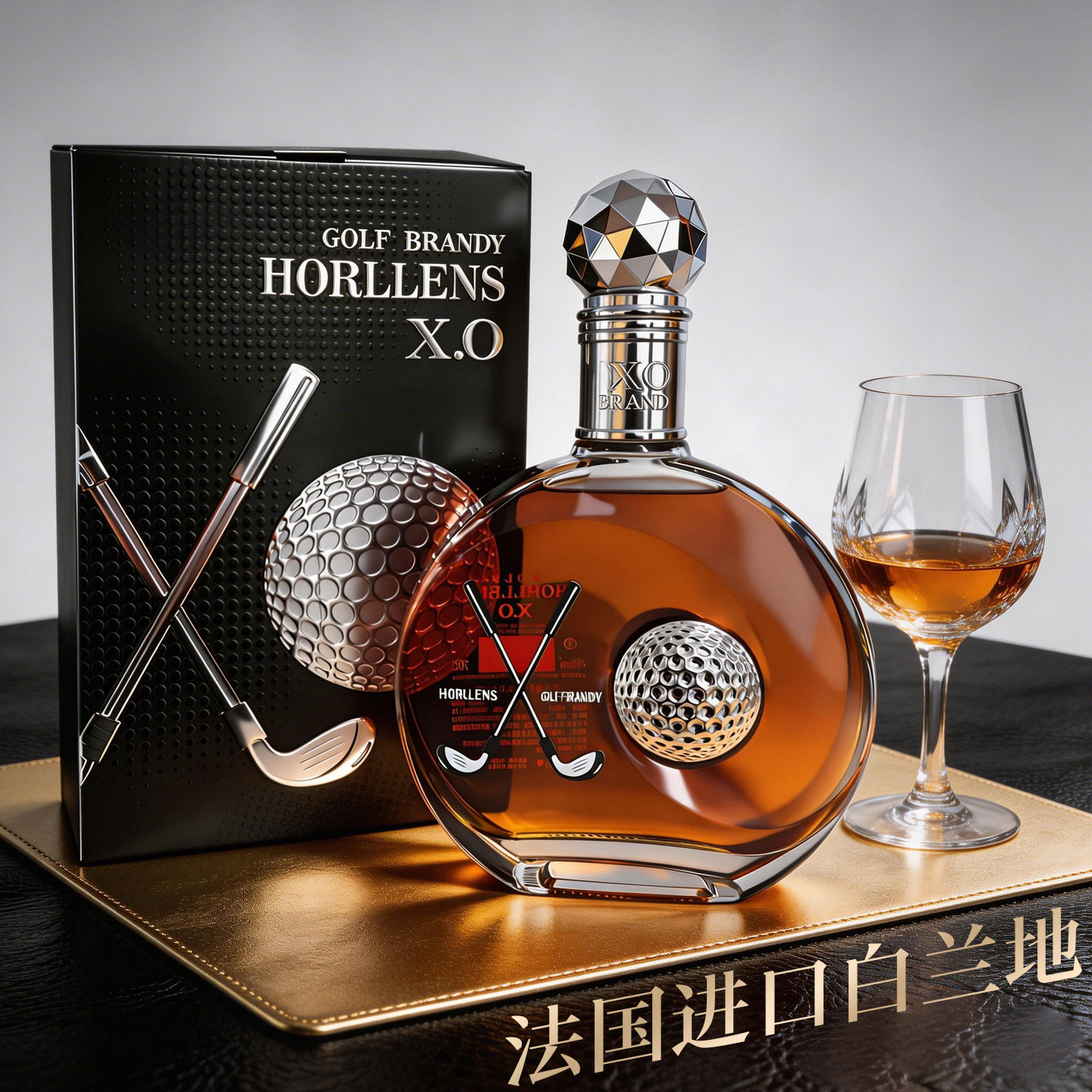 法国进口白兰地xo洋酒正品官方700ml3升烈酒40度礼盒装