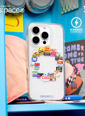 壳空间cas:pace 7th磁吸手机壳适用苹果16promax/17拼贴保护套iPhone15pro新款闪粉14防摔高级