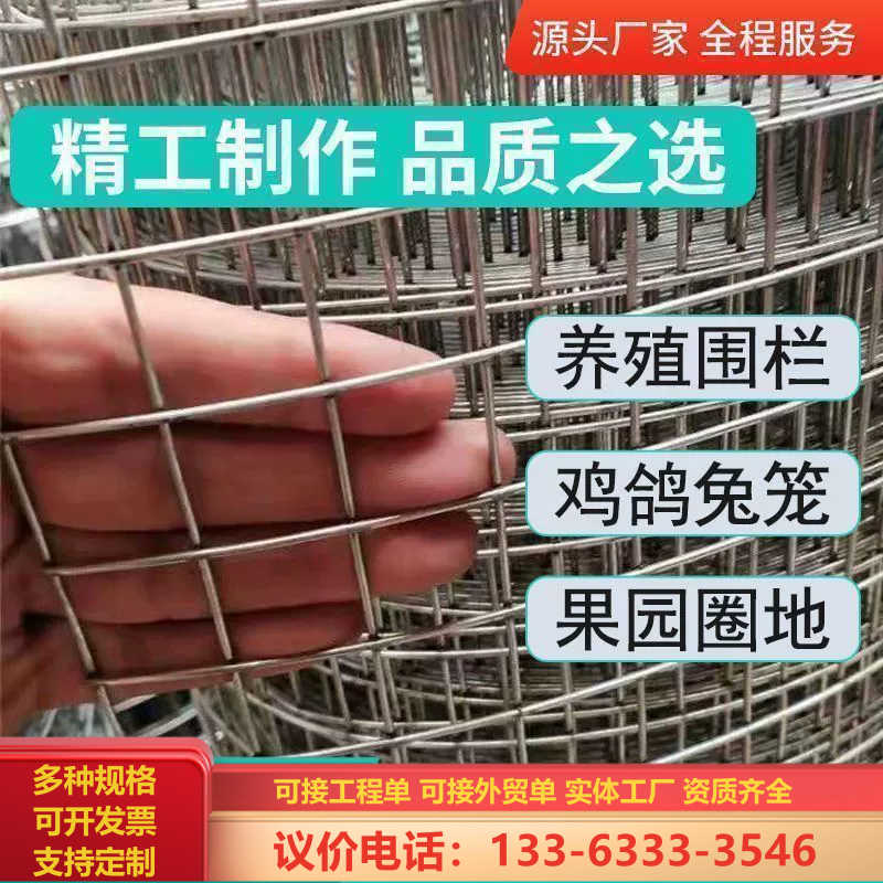 防锈热镀锌钢丝网养殖网
