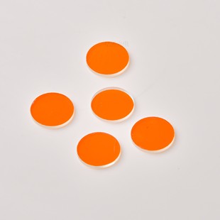 590nm窄带高透滤光片可见光通光镜片黄光红外线玻璃通光玻璃视觉