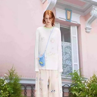 柚子茶集合店CHEERi 海底世界钩针鱼篓包防晒T恤女 UPi 25春夏新品