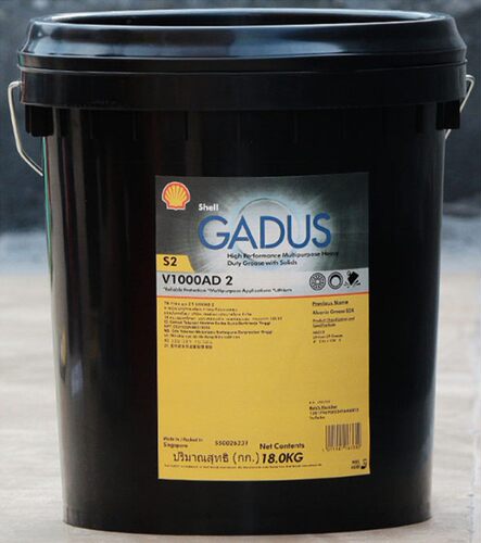 壳牌Shell佳度Gadus S2 V1000AD2 高温低速/重载荷轴承润滑脂18KG