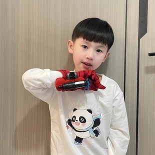 蜘蛛丝发射器手套黑科技吐丝英雄侠儿童男孩童软弹枪可发射玩具