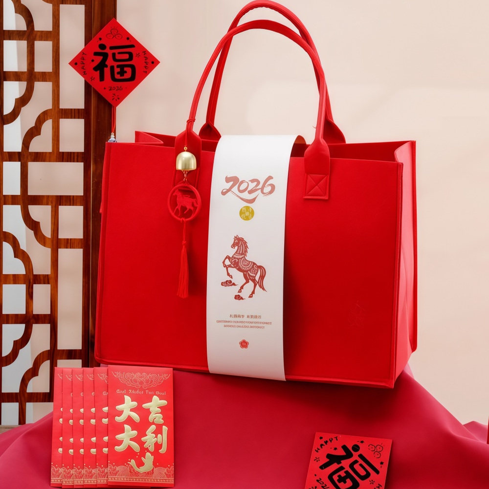 2026新年礼盒空盒手提袋可定制