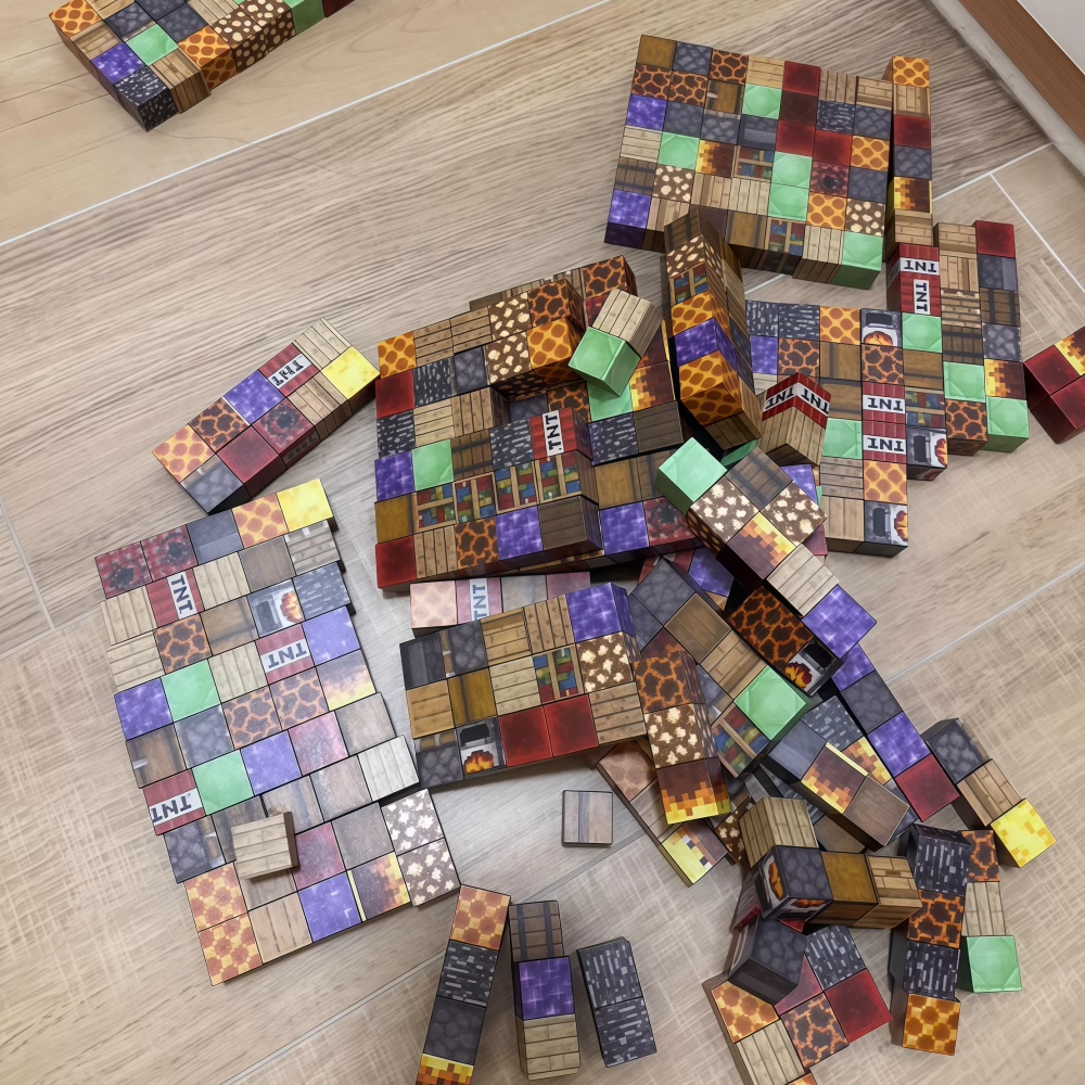 我的世界磁力积木益智拼装全套