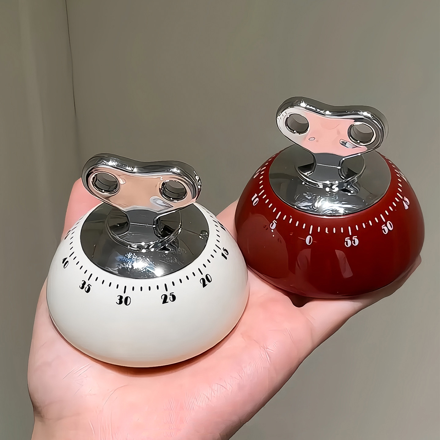 厨房计时器磁吸机械提醒器烹饪专用定时器倒计时小学生自律神器