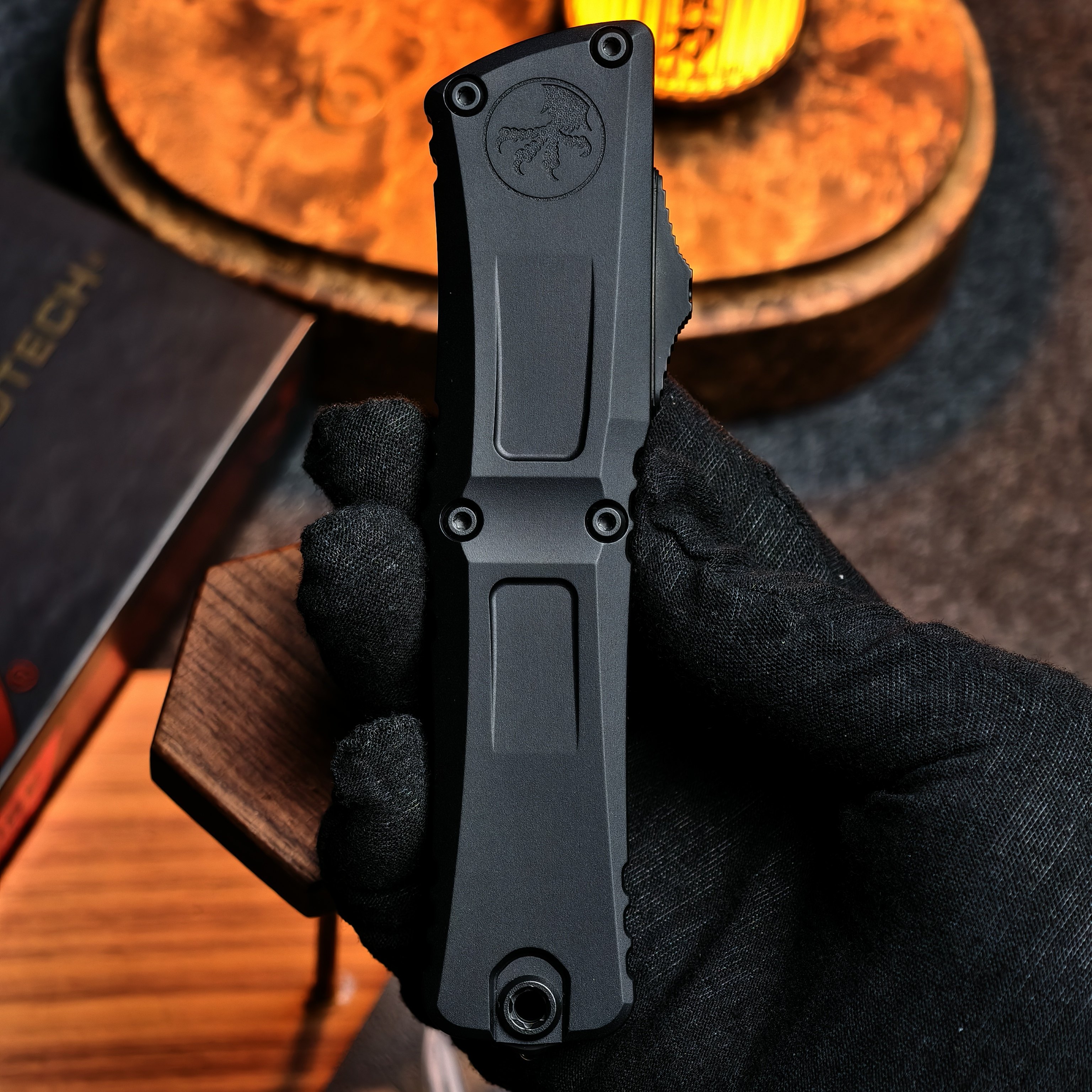 Microtech美国原装进口微技术爪标第三代Troodon大龙手柄配件