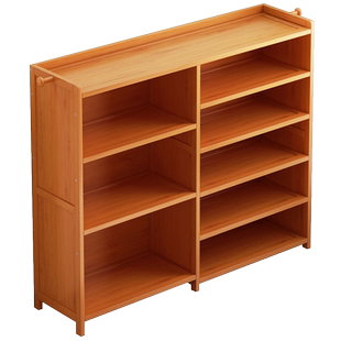 楠竹鞋柜简易多层经济型宿舍门口客厅家用实木收纳置物架鞋架落地