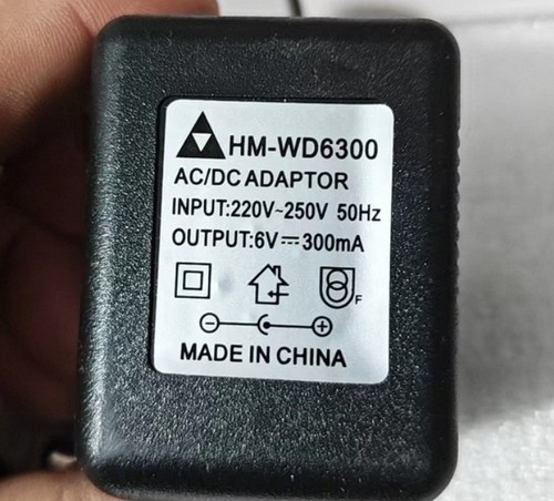 全新电源适配器型号HM-WD6300 220V-250V  50HZ 6V…-300MA