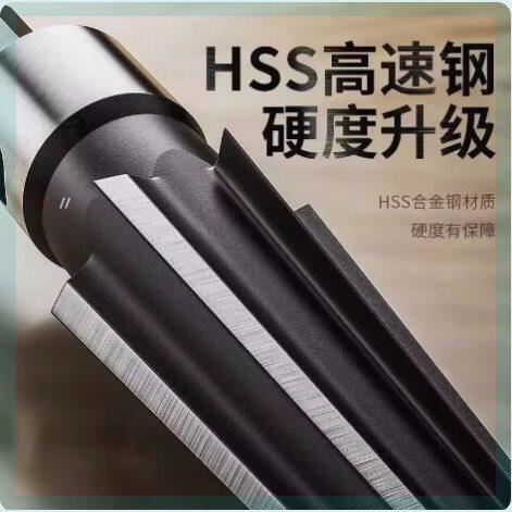 锥度铰刀锥形扩孔器三角锥形钻头三棱锥铰刀高精度钨钢hss合金钢图片