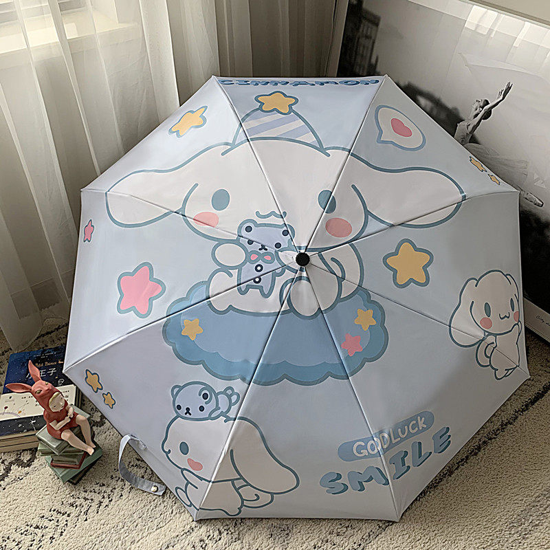 儿童雨伞女孩小学生轻便全自动卡通可爱10岁一键开合缩骨晴雨两用