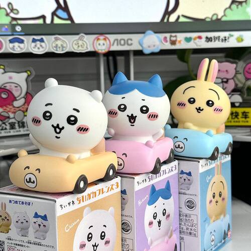 chiikawa自嘲熊盲盒乌萨奇公仔模型桌面摆件装饰迷你手办可爱新款
