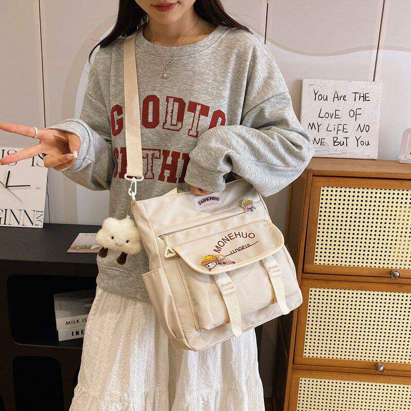 手提书包小学生三到六年级上学用的女童儿童补习袋斜轻便斜挎单肩