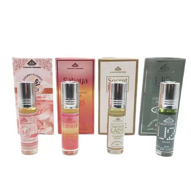 中东香水阿拉伯礼拜香精无酒精6毫升无人区玫瑰茉莉香水