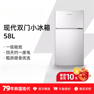 【一级节能】现代小冰箱家用小型双开门租房宿舍单人节能省电冰箱