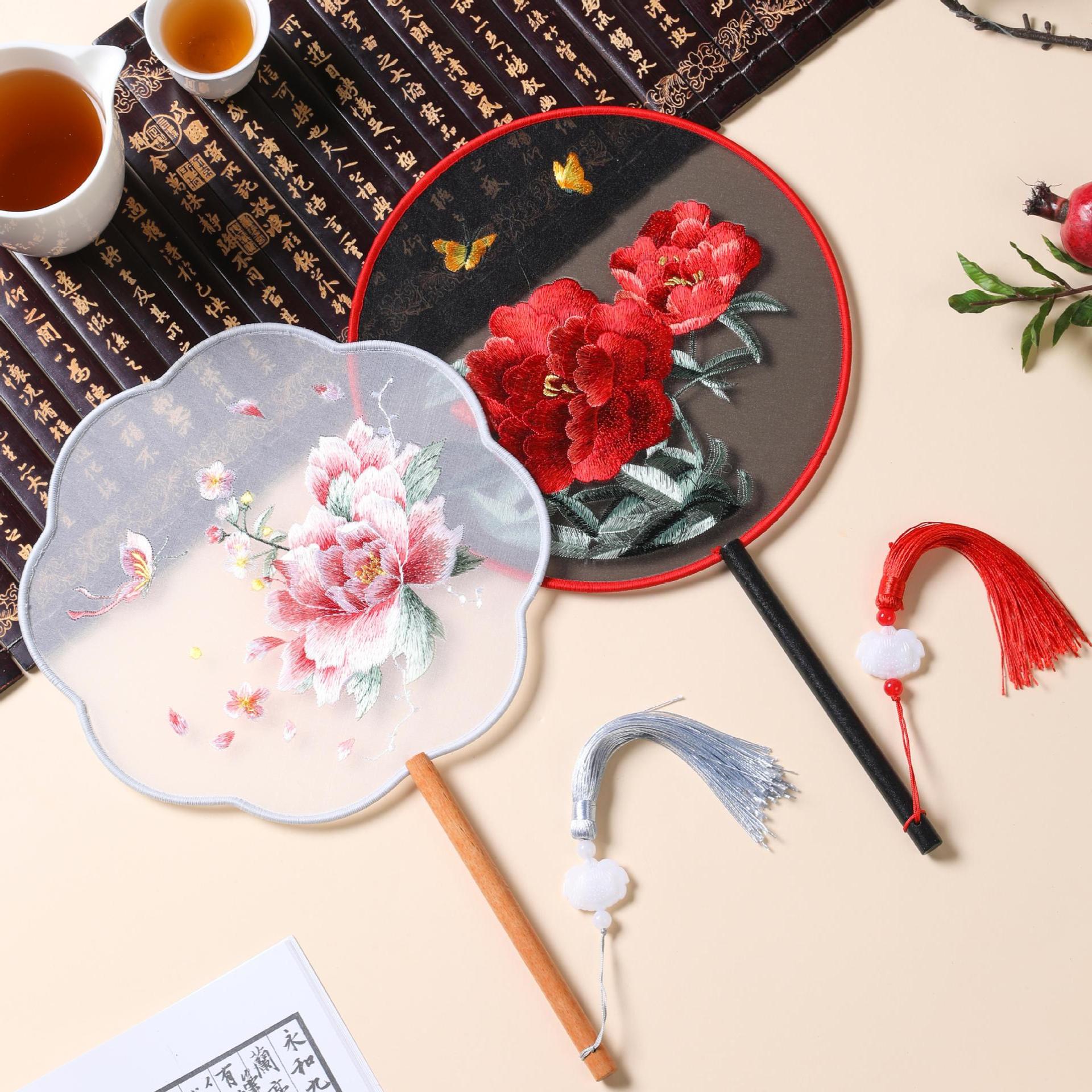 古风扇子仙气汉服女童配饰｜流苏图片