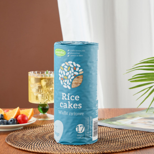 甘齿记糙米饼进口无麸质无额外添加砂糖健身非油炸膨化休闲零食品