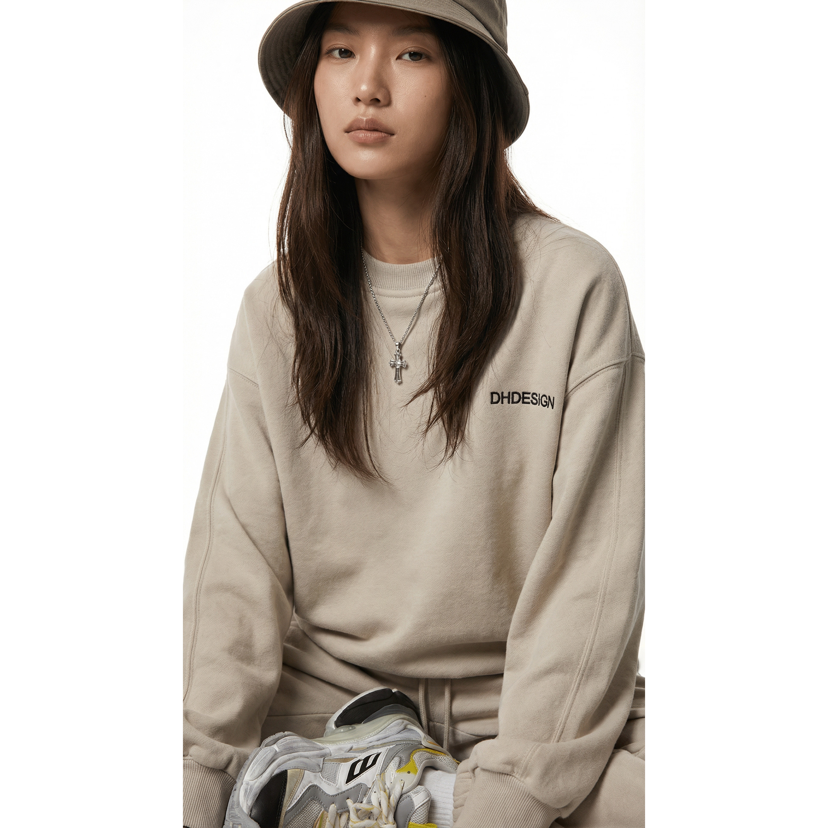 BW 运动风休闲重磅加绒慵懒风卫衣套装两件套女秋冬实穿主义,女装/女士精品,休闲运动套装,淘宝优惠券,粉丝福利购,淘宝优惠卷