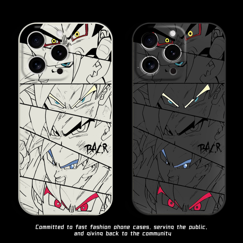 七龙珠悟空手机壳高级感动漫镂空