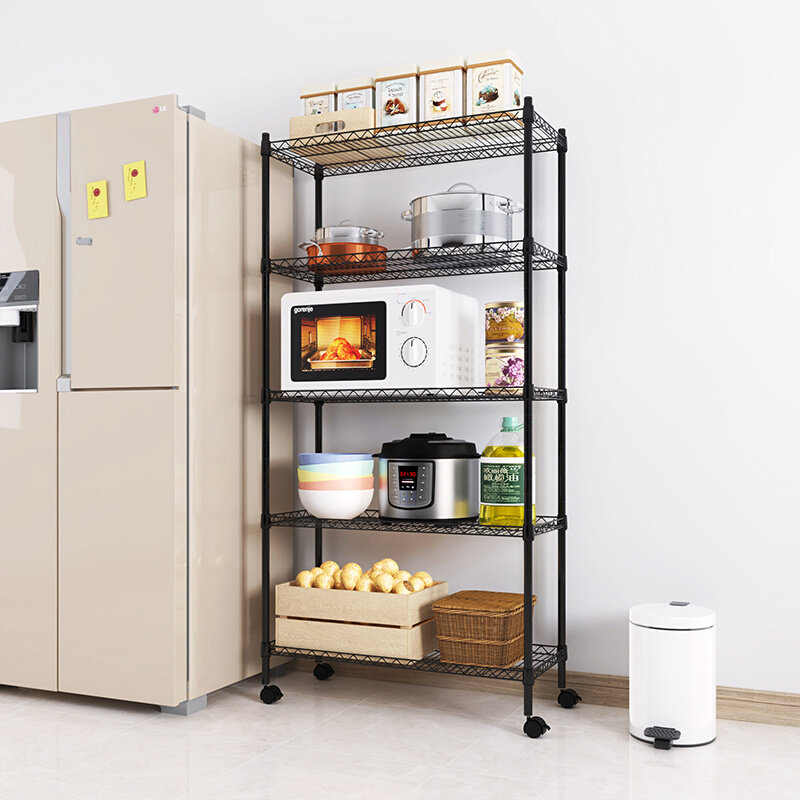 长60 70 75 80 90cm 1米宽30 35 40 45 50高180五层置物架铁架子