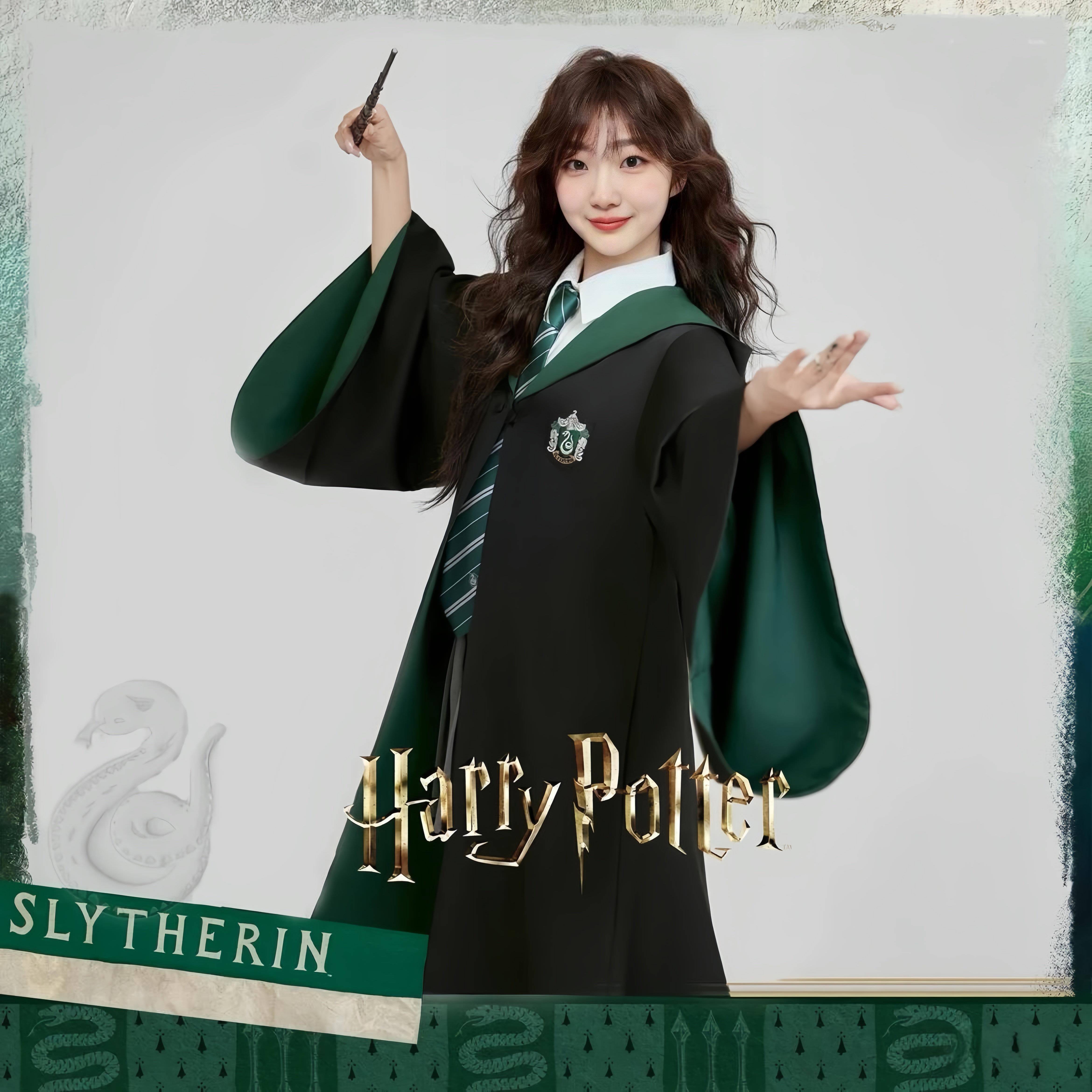 哈利波特学院长袍儿童套装万圣节cos巫师衣服环球影城正版魔法袍