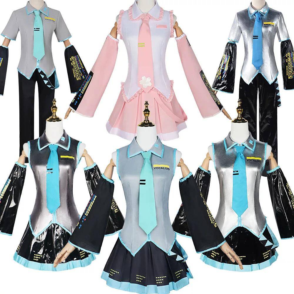 初音未来衣服MIKU公式服cos服儿童女初音cosplay服装未来二次元图片
