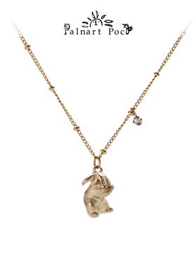 Palnart poc迷你兔子项链日系女轻薄小众设计感温柔中短款锁骨链