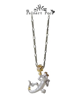 palnartpoc原创小众壁虎项链