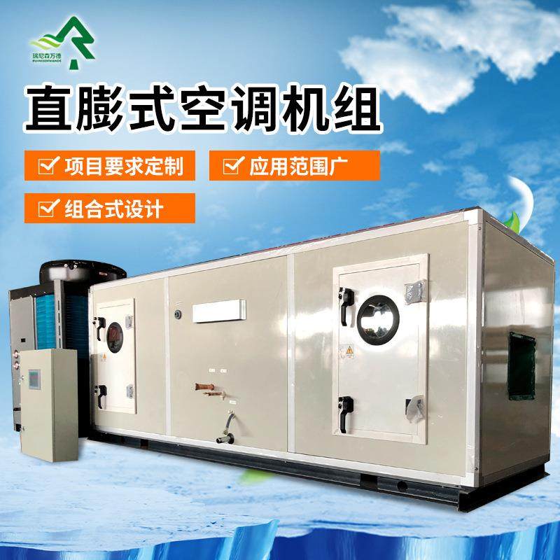 组合式直膨式空调机组工业厂房通风换气用风冷水冷双模式直膨机组