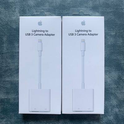 iPhone闪电lightning转USB3相机转换器直播神器