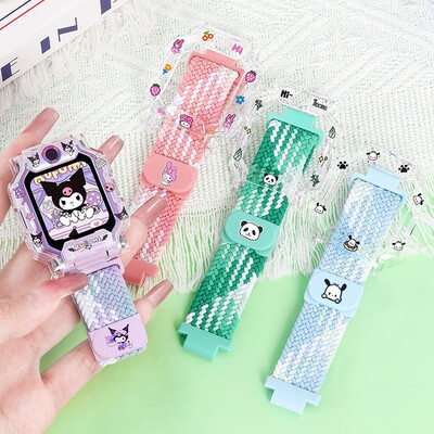 适用小天才电话手表W2223BC表带Z6S卡通Z6Pro保护壳套Z6D透气腕带