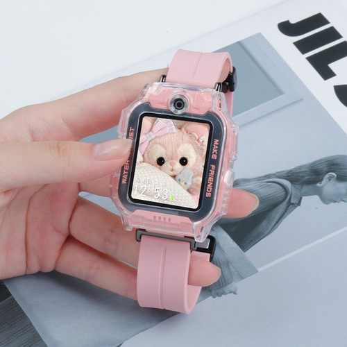 适用小天才W2127AC儿童手表Q2A表带Z6A保护壳套Z6pro磁吸软胶腕带