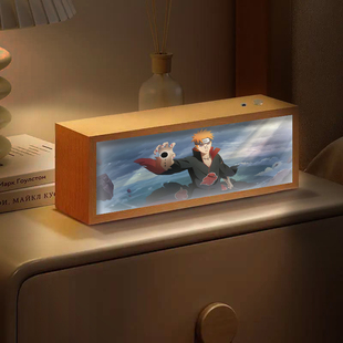 火影忍者周边灯光画卧室床头音响小夜灯宇智波佐助鼬鸣人礼物摆件