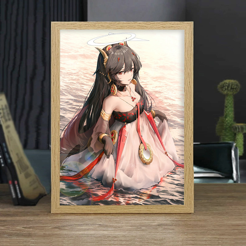 露西亚鸦羽灯光画战双帕弥什二次元游戏周边镜子画蓝牙音响小夜灯