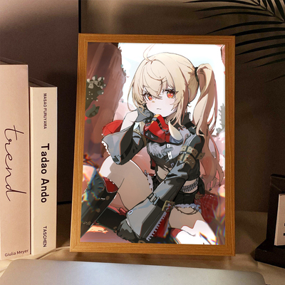 露西周边镜子灯光画二次元动漫发光礼物摆台画电竞房音响小夜灯