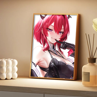 明日方舟终末地莱万汀周边镜子灯光画动漫发光礼物卧室音响小夜灯