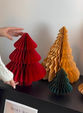 心急的人已经准备圣诞纸质摆件了