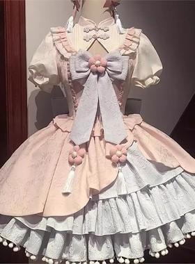 中华风Lolita可爱少女op连衣裙洛丽塔国风公主裙2025lolita裙女潮