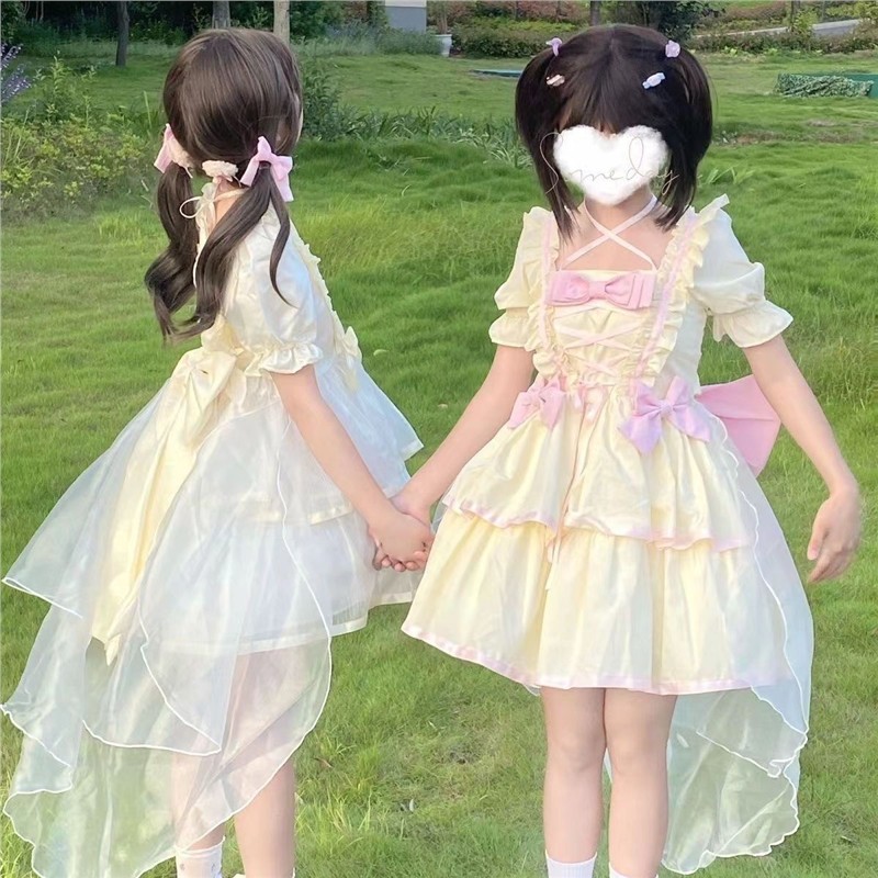 月光少女原创正版仙女Lolita欧根连衣裙洛丽塔公主生日礼服