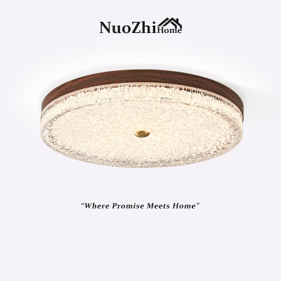 法式中古风冰裂纹全光谱卧室灯具