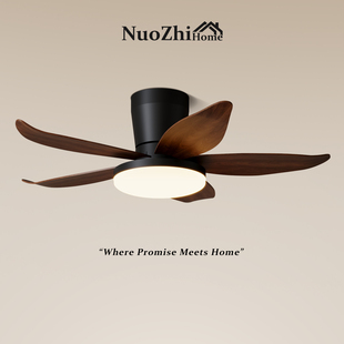 Home餐厅客厅风扇灯现代简约大风力家用一体式 静音智能变频电风扇